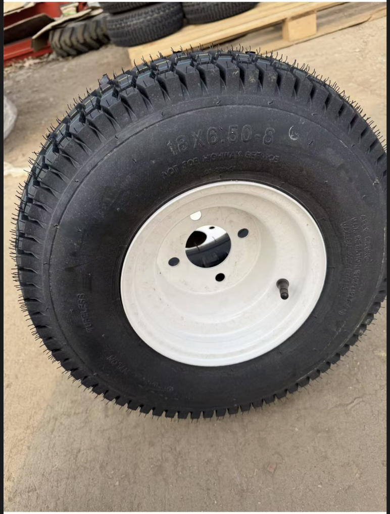 WorkWagon 100 Lawn & Turf tire, 18x6.50-8, with a turf-friendly tread (not for highway service)